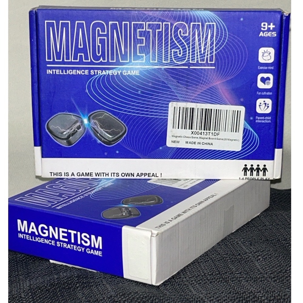 Magnetism Magnetic Chess Strategy Game 2 Pack Bundle 20 Stones Each NWT